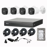 KIT 4 CAMARAS CCTV DAHUA